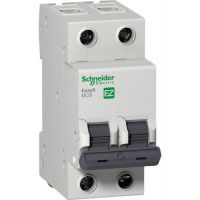 INTERRUPTOR TERMOMAGNETICO 2X20 SCHNEIDER - 4.5KA CURVA C E9