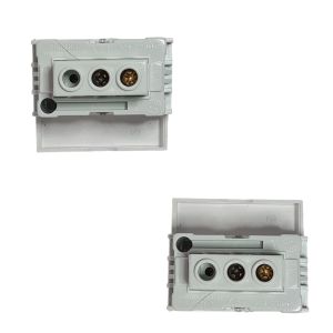 MODULO LLAVE DE 2 PUNTO (MEDIO TECLON) 10A JELUZ PLATINUM - Vista 2