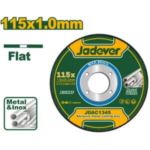 DISCO ABRASIVO PARA CORTE DE METAL 115MM JADEVER - Vista 2