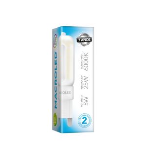 LAMPARA BIPIN OPAL 5W G9  220V MACROLED - Vista 4
