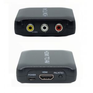 CONVERSOR ADAPTADOR DE VIDEO RCA AV A HDMI 720P 1080P