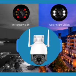 CAMARA DE SEGURIDAD IP SMART WIFI MOTORIZADA DOMO 2.0  FULL HD SMARTLIFE EX25 (INTERIOR) PRONEXT - Vista 7