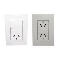 KIT ESPECIAL SET TOMACORRIENTE DOBLE 10A + SET ARMADO 1 INTERRUPTOR 1 TOMACORRIENTE 10A X 20 UNIDADES