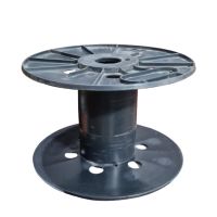 CARRETEL BOBINA PLáSTICO 18.3X28 CM NEGRA