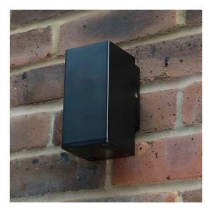 APLIQUES PARED DICRO CUADRADO UNIDIRECCIONAL CANDELA COLOR NEGRO IP65 - Vista 2