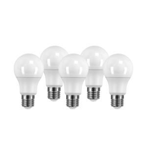 LAMPARA BULBO LED 10 WATT CANDELA COLOR CALIDO X5 UNIDADES