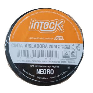 CINTA AISLADORA PVC 20 MTS INTECK - Vista 2