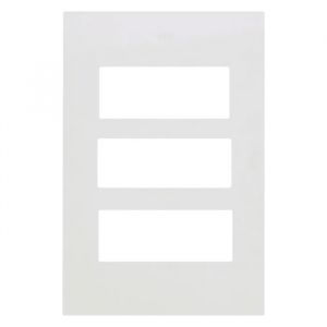 TAPA SIGLO XXI MARFIL LUJO 3 MODULOS CAMBRE