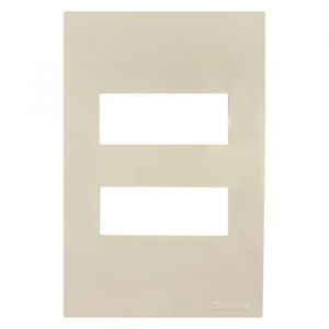 TAPA SIGLO XXI MARFIL LUJO 2 MODULOS CAMBRE