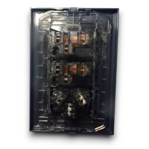 SET ARMADO 2 PUNTOS Y TOMA 10A GRIS TOPO PLEIN EXULTT - Vista 2