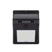 ARTEFACTO SOLAR DE PARED 1.5W IP54 MACROLED