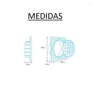 CAJA DE INSPECCIóN JABALINA 15X15 STAR BOX - Vista 3