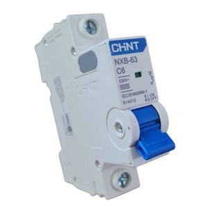 LLAVE TERMICA UNIPOLAR 1X6A 6KA CURVA C CHINT - Vista 1