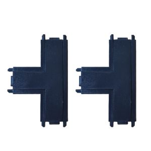 CONECTOR TIPO T PLANO PARA RIEL MAGNETICO SKYLINE NEGRO MACROLED DC48V