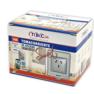 TOMACORRIENTE SMART WIFI DE EXTERIOR P/ APLICAR16A IP65 TBCIN - Vista 3