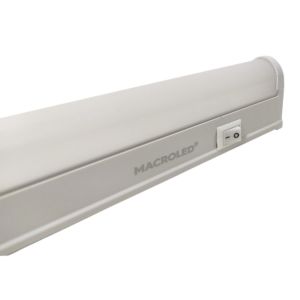 LISTON LED 9W 60 CM T5 PVC C/ TECLA 220V IP20 MACROLED - Vista 2
