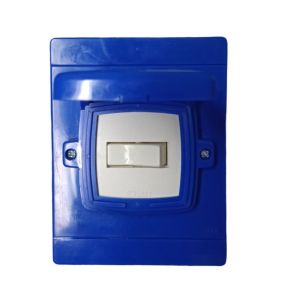 CAPSULADA SUPERFICIE 16 MIGNON 10X5 AZUL CON 1 INTERRUPTOR EXULTT