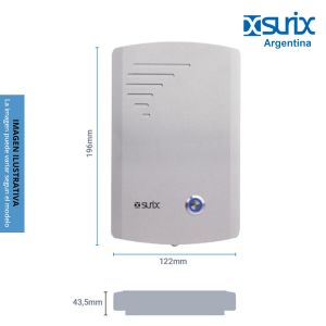 FRENTE ANTIVANDALICO C/ CAMARA IP ACCESS SURIX 1 PULSADOR + LECTOR RFID INTEGRADO - Vista 5