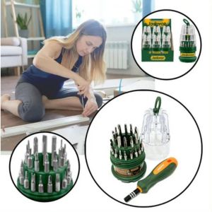 KIT DE DESTORNILLADORES DE PRECISIÓN 31 EN 1 -  30 PUNTAS - JADEVER - Vista 2
