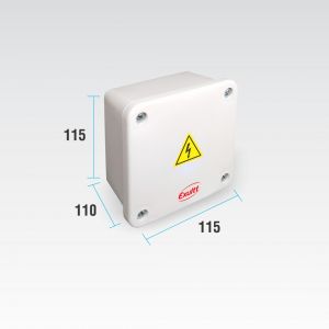 CAJA DE PASO ESTANCA IP65 EXTERIOR 115 X 115 X 110 MM - Vista 2