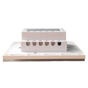 LLAVE LUZ PARED INTERRUPTOR WIFI TOUCH SMART 3 CANAL C/ CAPACITOR 7A MACROLED ROMA - Vista 4