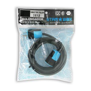 ALARGUE PROLONGADOR 3X1.5MM DE 10 MTS STAR BOX - Vista 1