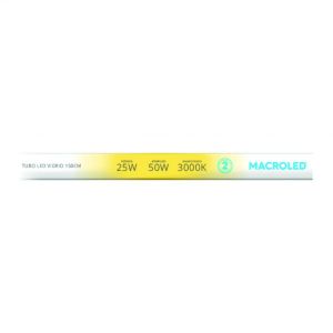 TUBO LED 25W T8 150 CM VIDRIO MACROLED - Vista 2