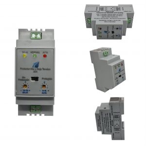 PROTECTOR DE ALTA Y BAJA TENSION PARA RIEL DIN 25A - Vista 2