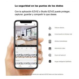 CAMARA SEGURIDAD IP WIFI VISIóN NOCTURNA EZVIZ MINI C2C WIFI 720 HD - Vista 5