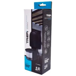 SENSOR DE MOVIMIENTO 180º INFRARROJO IP44 NEGRO TREFI - Vista 4