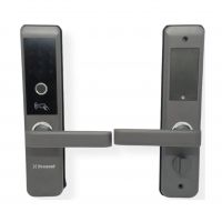 CERRADURA SMART DE TRIPLE TRABA HUELLA APP + CLAVE + TARJETA + LLAVE MECÁNICA PRONEXT