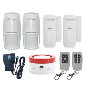 KIT 1 ALARMA INALAMBRICA WIFI + FREE APP CELULAR + GOOGLE HOME