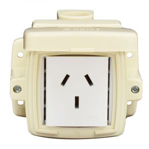 CAJA CAPSULADA EXTERIOR TOMA 20 AMP C/ TAPA EXTERIOR EXULTT - Vista 2