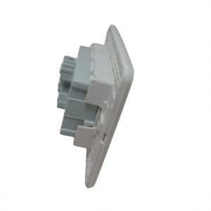 BASTIDOR JELUZ MITO COMPLETO TOMA DOBLE PUENTEADO ESPECIAL  BL/BL - Vista 2