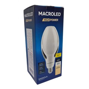LAMPARA HIGHPOWER LED 40W E27 MAGNOLIA PVC/ALUM MACROLED - Vista 5