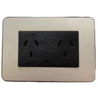 BASTIDOR JELUZ MITO COMPLETO TOMA DOBLE PUENTEADO NG/NG