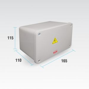 CAJA DE PASO ESTANCA IP65 EXTERIOR 165 X 115 X 110 MM - Vista 4