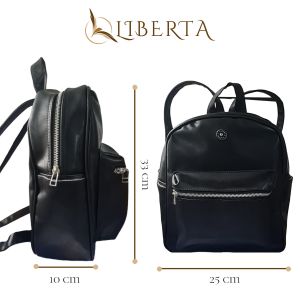 MOCHILA ECO CUERO URBANA TRINI LIBERTA - Vista 1