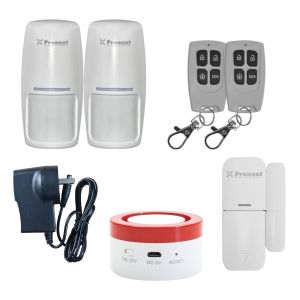 KIT 3 ALARMA INALAMBRICA WIFI + FREE APP CELULAR + GOOGLE HOME