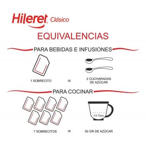 EDULCORANTE HILERET CLASICO 500 SOBRES - Vista 2