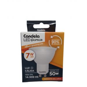 LAMPARA LED DICROICA 7W GU10 CANDELA - Vista 5