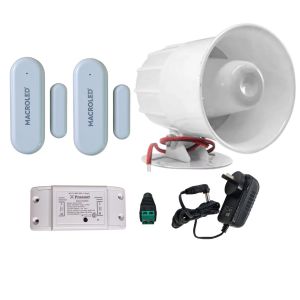 KIT ALARMA DOMICILIARIA INALAMBRICA PUERTA VENTANA WIFI