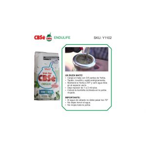 PAQUETE YERBA CBSE ENDULIFE 500 GR X 12 UNIDADES - Vista 4