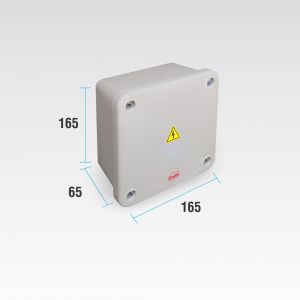 CAJA DE PASO ESTANCA IP65 EXTERIOR 165 X 165 X 65 MM - Vista 4