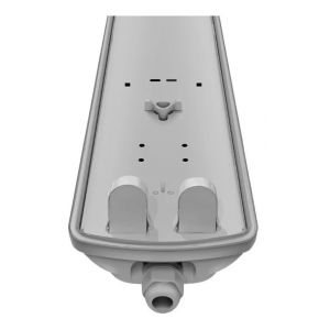 LUMINARIA ESTANCO P/ 2 TUBOS LED DE 18W 1.20 MTS MACROLED - Vista 2