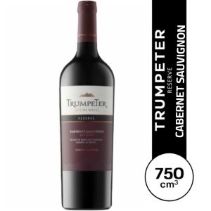 VINO TRUMPETER RESERVE CABERNET SAUVIGNON 750 CC - Vista 1